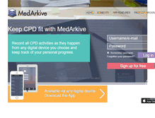 Tablet Screenshot of medarkive.com